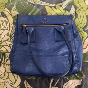 Kate Spade Cobolt Blue Leather Bag